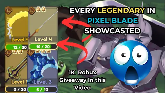 Pixel Blade All Weapons: Complete Guide, Rarity, and Stats